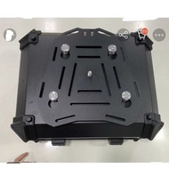 TOP BOX BASE FOR ALUMINIUM MOTOR DESIGN 2021 ALUMINIUM MOTORCYCLE PETI 22L 35L 45L 55L 65L 85L KUAT 