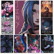 Arcane Poster League of Legends Poster Arcane 2021 Poster Canvas Print Arcane Wall Decor Arcane Vi P