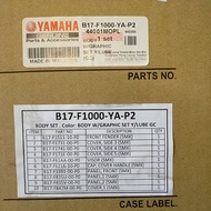 Yamaha Y15v2 Coverset Original Yamaha (Yamalube VRC) B17-F1000-YA-P2