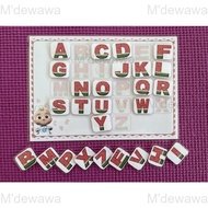 [🌈Alphabet - Cocomelon JJ🌈] Laminated Quiet Book  |   Montessori Early Learning Busy Book for Kids