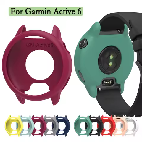 Shell For Garmin Active 6 Watch Decoration Soft Silicone Cover Anti Scratch Protective Watch Case Fo