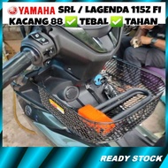 (YAMAHA SRL/Lagenda 115Z Fi)  Kacang 88 Besi Basket Berkualiti Tebal Tahan Berat Carpet Motor Raga