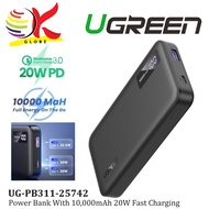 UGREEN PB311 / PB312 - (10000MAH / 20000MAH) POWER BANK PD3.0 20W / TWO WAY FAST CHARGING / LED INDI