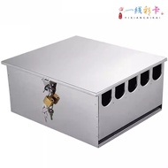 Stainless Steel Knife Holder Kitchen Shelf Lock Knife Box with Lid Commercial Large Knife Holder Hot