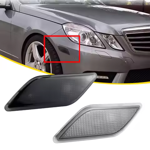 Front Bumper Side Marker Lamp For 2010 2011 2012 2013 Benz W212 Pre-LCI E-Class E350 E550 E63 AMG Se