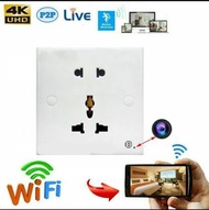 1080P HD Wifi IP Hidden Nanny Camera DVR in Wall Outlet,Socket Can Supply Power
