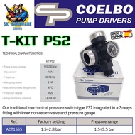 ชุด สวิทช์ออโต้ 3ทาง ขนาดเกลียว 1นิ้ว ตั้งแรงดันได้ เริ่ม 1.5 - 2.8 bar ตัด 1.5 - 5.5 bar ยี่ห้อ COE