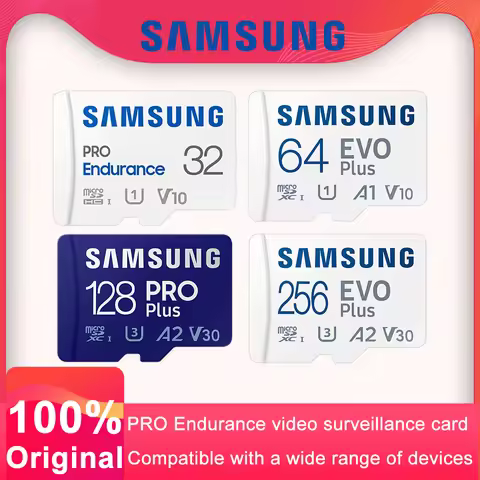 SAMSUNG EVO PLUS Pro Endurance 256GB A2 U3 4K Micro SD 128GB Micro SD Card SD/TF Flash Card U1 A1 64