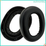 WU 1Pair Protein Leather Ear Pad Ear Cushions Cover for Evolve2 85  Headphone