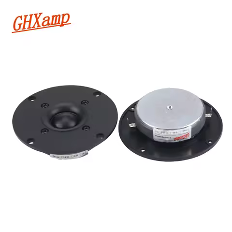 GHXAMP 4 Inch 103mm Hifi Silk Cloth Dome Tweeters 25Core 60W Single Magnetic Type Super High Pitch 1