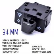 Hazard switch + 34mm sen motorcycle hazard switch