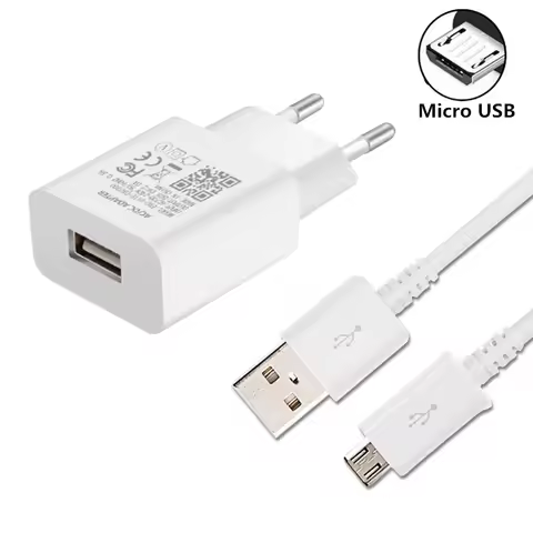 5V 2A EU Charger+Micro USB Cable Phone Adapter For Huawei P7 P8 P9 Lite 2017 Y5 Y6 Y7 Y9 2018 2019 H