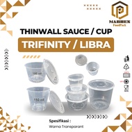 Thinwall Cup Thinwall Sauce Cup Plastic Sauce Cup 25ml 35ml 60ml 100ml 150ml/