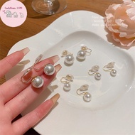 LadyHome Pearl Ear Clip Fashion Without Ear Hole Earings Simple Ear Cuff Fake Piercing Fashion Jewel