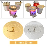Devoko Zinc Alloy Candle Cover, Candle Lampshade, Candle Jar Cover for Candle Jar