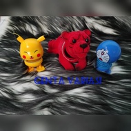 Boneka Dashbord / Boneka Pajangan Mobil Motif Anak Harimau Merah