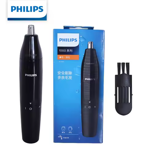 Philips Painless Nose Hair Trimmer NT1620 Series 1000 Waterproof Nose Ear Eyebrow Clipper Portable M
