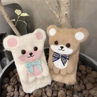 Plush Bear Case For OPPO Realme C67 C55 C53 C51 C35 Reno 11 10 8Z 8T A98 A78 A58 A38 A57 A18 A17K Cu