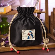 Kiki’s Delivery Service Embroidered Drawstring Pouch | Studio Ghibli Japan Official Bag