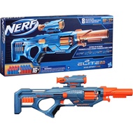 NERF Elite 2.0 Eaglepoint RD-8 Blaster - 8-Dart Drum, Detachable Scope and Barrel, 16 Official Elite