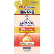 日本曼秀雷敦 Medi Quick H 改善頭皮濕疹保濕洗頭水 洗髮乳 Scalp Care Hair Shampoo 320ml 大支泵裝 / 補充裝 Refill Pack 280ml [滋潤 M