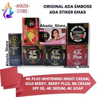 4K PLUS WHITENING DAY NIGHT CREAM SERUM SOAP ORIGINAL THAILAND PEMUTIH