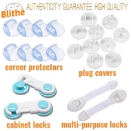 blithe baby cabinet lock plug cover corner protector child safety sliding door drawer refrigerator cupboard door handle side proof with adhesive tape sticker safe