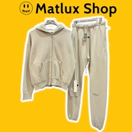 [BEST QUALITY] High QUALITY FEAR OF GOD ESSENTIALS SP25 Timber zip hoodie sweatshirt Set, FOG sweats