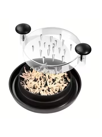 Chicken Shredder with Transparent Cover Hand Shred Machine Torn Chicken Anti-Slip Base for Chopping 