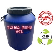 Malaysia Stock Tong biru 50 Liter terpakai