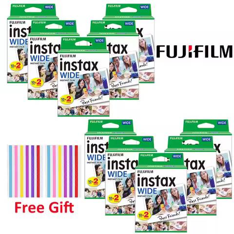 For Fujifilm Instax WIDE 210 200 300 100 500AF Instant Film Camera 10-200 Sheets Instax Mini WIDE Fi