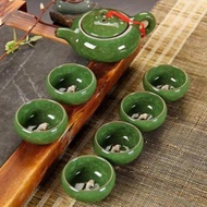 XTRA Green 3D fish tea set