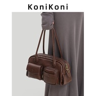 Genuine Leather Boston Bag