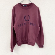 FRED PERRY運動衫/運動鞋，酒紅色，S 碼，古著。
