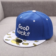 Mũ Lưỡi Trai Cho Bé Trai Kiểu Dáng Hip Hop Thêu Good Luck Mũ Bóng Chày Trẻ Em 3- 8 Tuổi