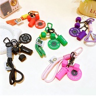 Mini Keychain Fitness Barbell Pieces Bag Pendants Key Rings