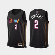 2026 New NBA Jersey Miami Heat Vincent Yurtsevev Herro Butler Basketball Shirt Sports Vest City Edit