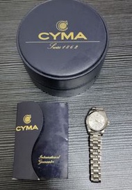 瑞士司馬 Swiss CYMA Automatic 25 Jewels 女裝 自動 鋼帶 腕錶  透明錶背 Year 1997 Ladies Watches Watch 型號 Model 02-0024-006  私保3天 Personal Warranty for 3 days