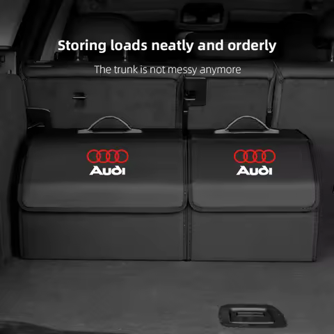 Audi Folding Car Storage Bag Trunk Organizer Box Tools Tidying For Sline A7 Q5 Q6 A8 Q1 Q7 A1 A5 A6 