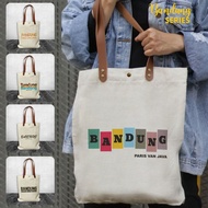 NEOBags - Canvas Tote bag, Bandung Souvenirs | Tote bag Bandung Paris Van Java | Bandung Souvenir To