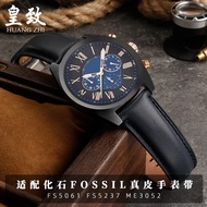 Suitable for FOSSIL FOSSIL Genuine Leather Watch Strap FS5061 FS5237 ME3052 Quick Release Strap Male