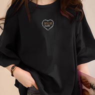 2R231 [AIYOU] M-5XL T Shirt Baju Perempuan Style Tshirt Woman Korean Style Plus Size Seluar Clothes 