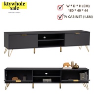 KTY 6 Feet TV Cabinet 6FT TV Rack TV cabinet modern tv cabinet storage wood tv cabinet wood tv rack