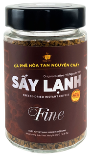 Cà Phê Hòa Tan Sấy Lạnh FINE Cao Cấp tinh chất cafe rang xay nguyên chất tiện lợi dùng liền từ Messa