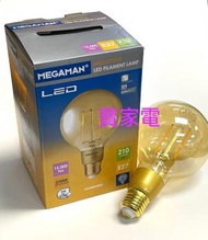 曼佳美 - LG6403dGD G95 LED Filament 3W E27 22k Dimmerable 可調光