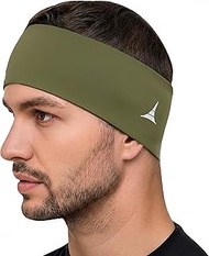Mens Headband - Guys Sweatband & Sports Headband for Running, Crossfit, Working Out and Dominating Y