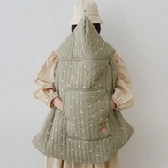 Chăn xe đẩy em bé, đệm eo, vỏ chống gió, áo choàng địu em bé ngoài trời mùa thu/đông, áo choàng