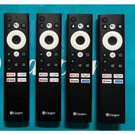 Casper TV remote control code 06, Casper TV remote control 43FGS610 4 buttons with voice - built-in 