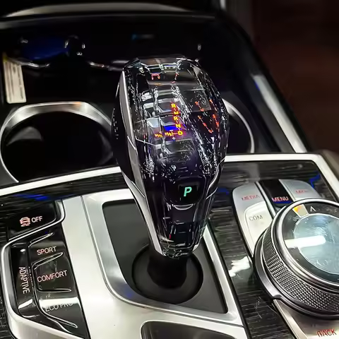 Crystal Gear Shift Knob Handles Gearbox Lever Stick Head For BMW 7 6 5 Series F01 F02 F04 G11 G12 F1