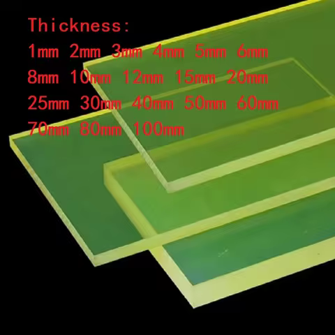 Polyurethane Elastic Rubber Sheet PU Damping Cushion Plate Plastic Board 1mm 2mm 3mm 4mm 5mm 6mm 8mm